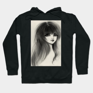 Portrait of a girl 2020 Hoodie